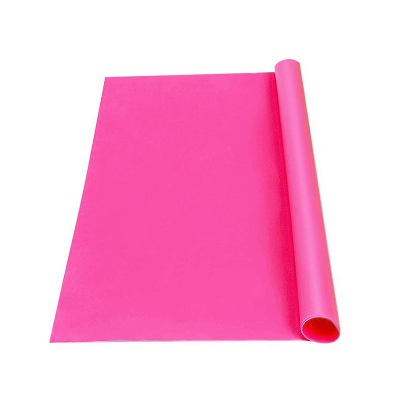 Многоразмерный силиконовый коврик большой виниловый настольный коврик термостойкий противоскользящий для пикника обеденный коврик для посуды защитная накладка для столешницы ESD 30 X 50 CM Rectangular красный 3430₽