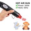 300W Electrical Heat Gun Portable Craft Heat Gun Handheld Mini Hot Air Gun for DIY Craft Embossing Shrink Wrapping PV Shrink