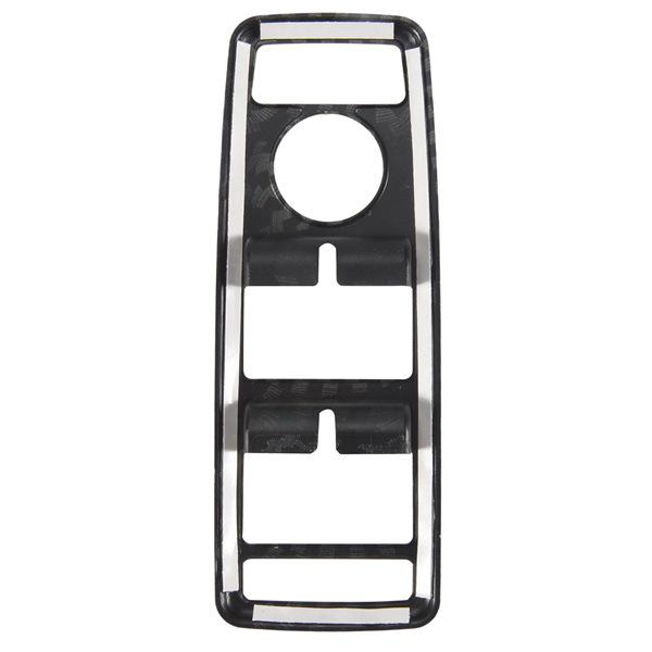 Carbon Fiber Grain ABS Glass Lift Switch Frame Set – 5 Pieces