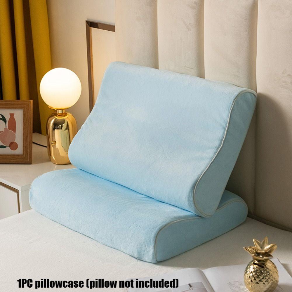 Многоцветная молочная бархатная наволочка Наволочка для подушки с эффектом памяти Мягкая удобная наволочка для подушки Наволочка для подушки для сна Латексная наволочка