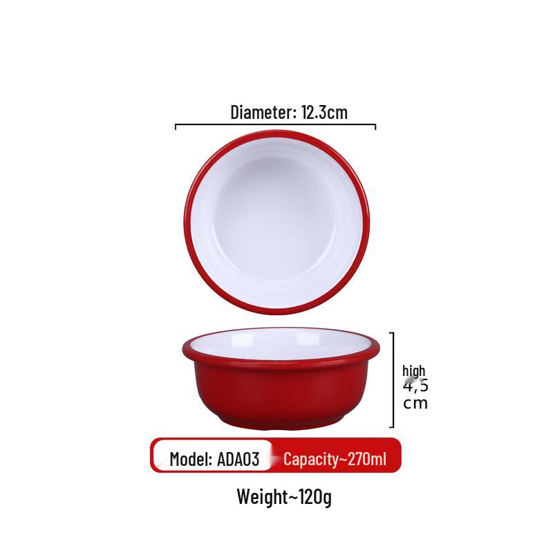 Qianxing Melamine Fast Food Dinnerware Set