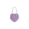 VIVIENNE WESTWOOD Belle Heart Shaped Silhouette Ball Pendant Recycled Polyurethane Wallet Women Wallet Purple 4304006NS000DLAPURPLE