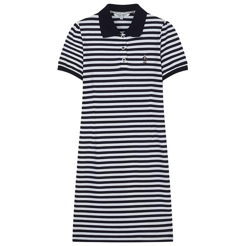 

Полосатое платье А-силуэта Teenie Weenie для женщин M