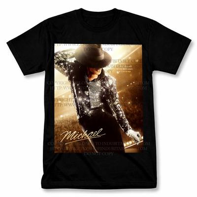 Beperkt Michael Jackson Grafisch T-shirt Vintage Michael Film Fan T-shirts