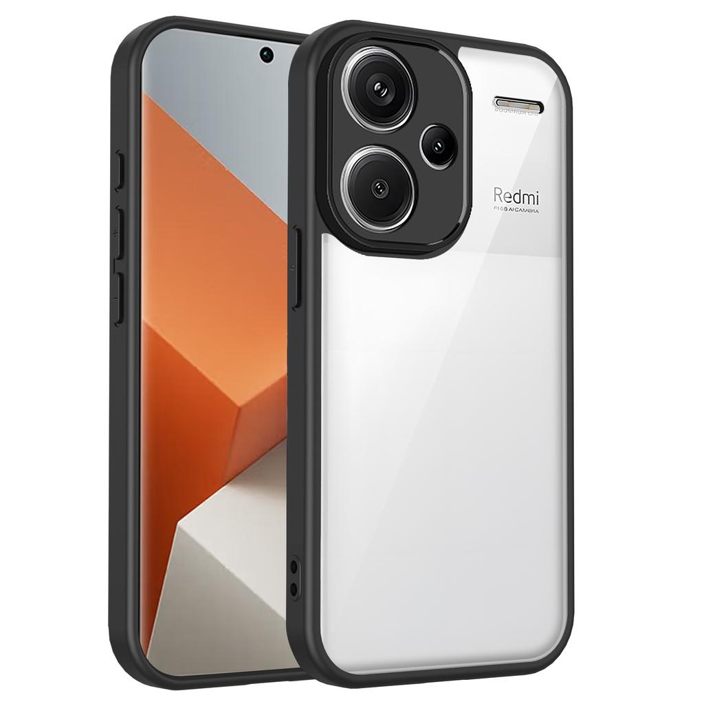 För Xiaomi Redmi Note 13 Pro Plus 5G Fodral Luftkudde Silikonstötfångare Genomskinligt Matt Baksidesskydd Hårt Fodral för Redmi Note 13 Pro+