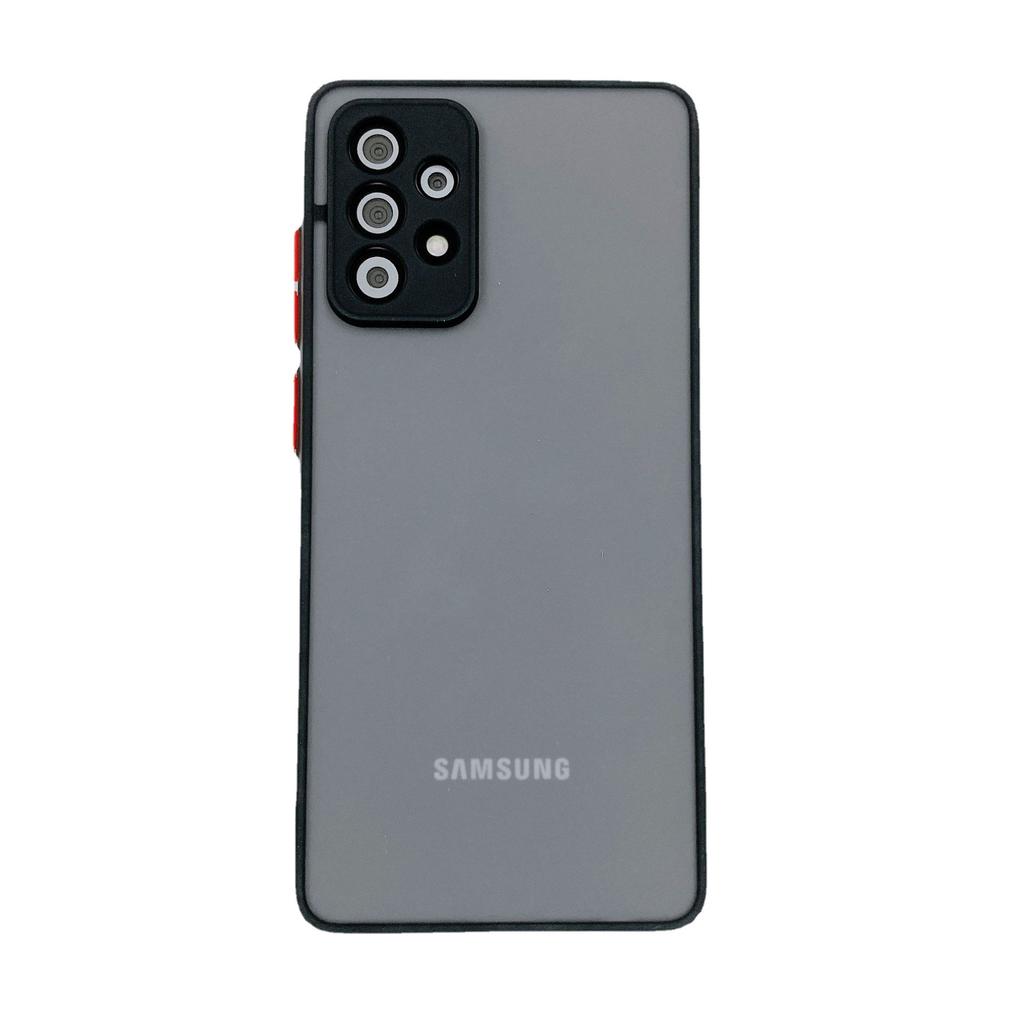 Applicable To Samsung A57 Mobile Phone Case Fine Hole Eagle Eye A52 Skin Feeling Note20 Phantom A37 Matte All-inclusive Protective Case
