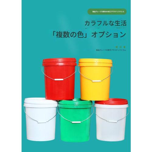 Vilom 25L Round Plastic Food Container, Chemical, Paint, Fertilizer, Storage Container for Liquids and Powders, Airtight Bucket with Lid, Durable, Lig