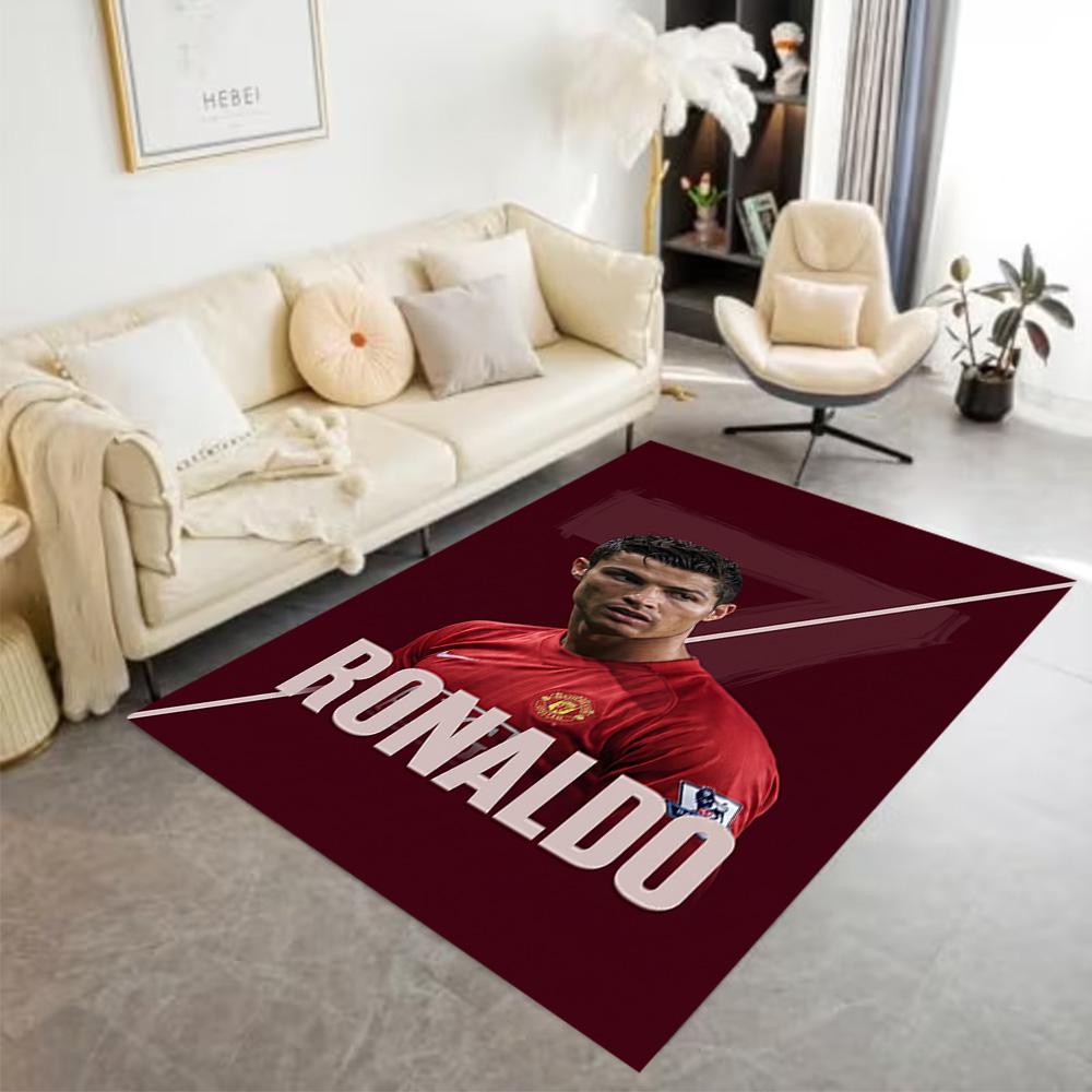 Ronaldo's Skillful Kick Area Rug Suitable for Living Rooms Decorate Room Bedrooms Study Room Antislip Carpet Decorate Offices Birthday/Christmas Gift