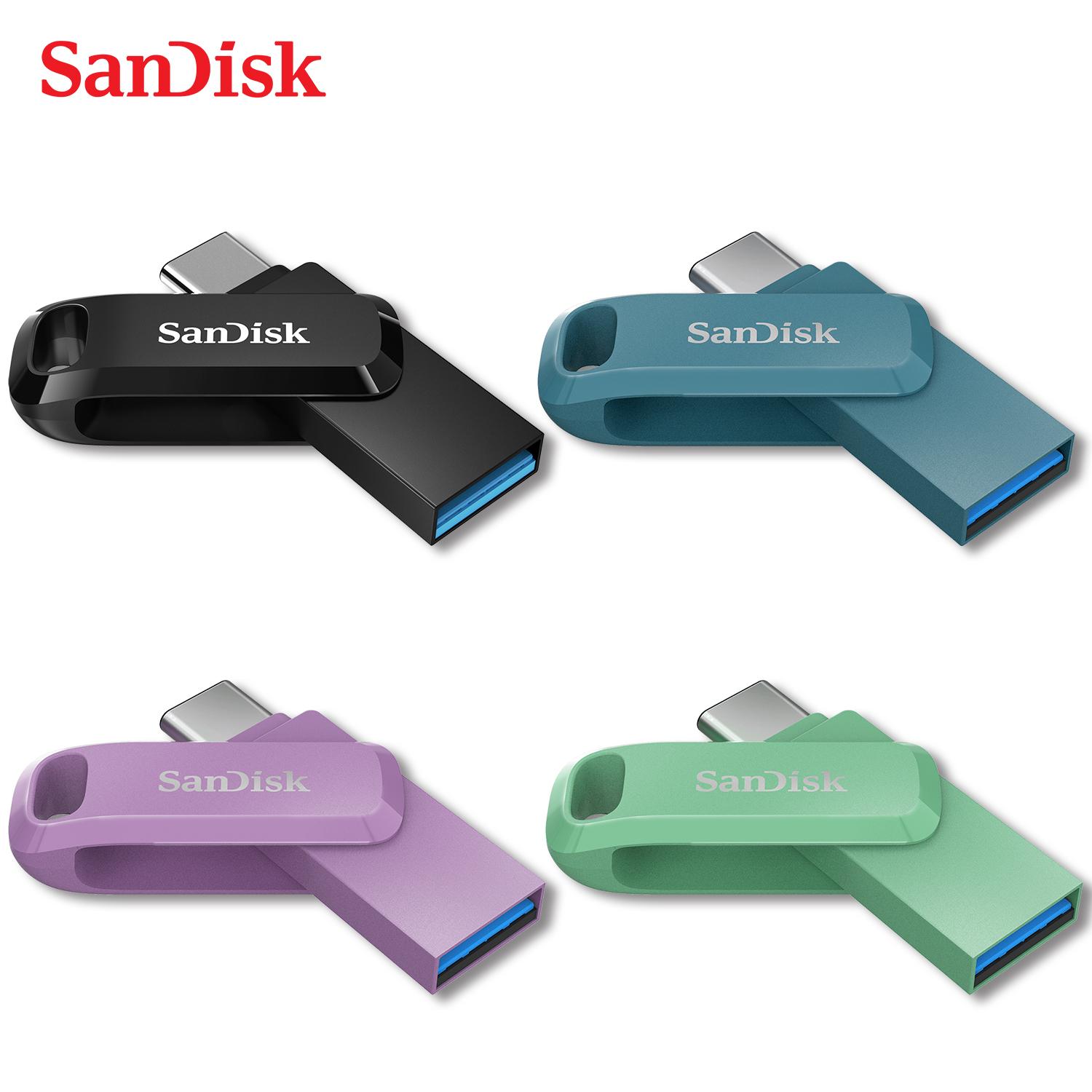 SanDisk 64GB otg usb type c Chiavetta USB 128GB 256GB 512GB Ultra Dual GO OTG Pen Drive originale sandisk usb Memory Stick U Disk per telefono Type C
