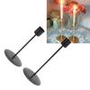 Candle Holders Set of 2 Metal SingleHead Vintage Decorative Candlesticks for Wedding Dinning Party Home Decor(Gold )