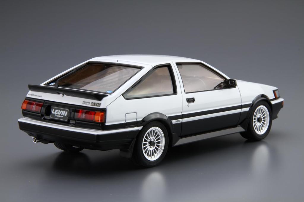 Aoshima Bunka Kyozai The Model Car Series Toyota AE86 Corolla Levin Plastic Model 1/24 No.17 GT-APEX '85 (Automobile)