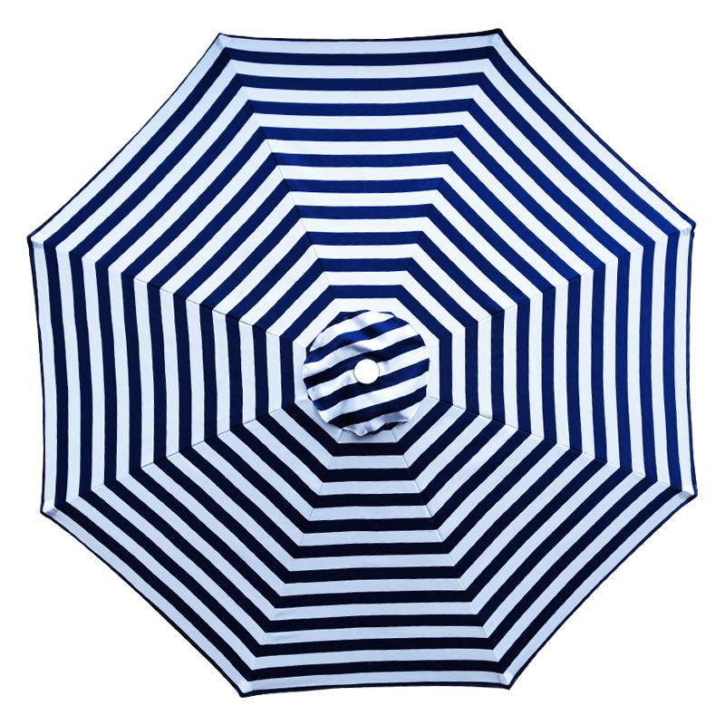 6 Ribs/8 Ribs Parasol Replacement Cloth Without Stand Parasol Umbrella Cover Waterproof Sunshade Cloth Canopy Patio Garden Cover