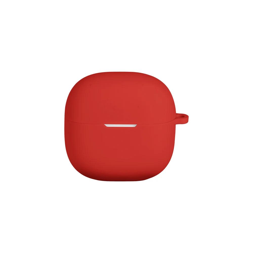 Wireless Headphone Cover For Redmi buds 6 Lite Case With Hook Silicone Soft Plain For Xiaomi Redmi buds 6lite Shell