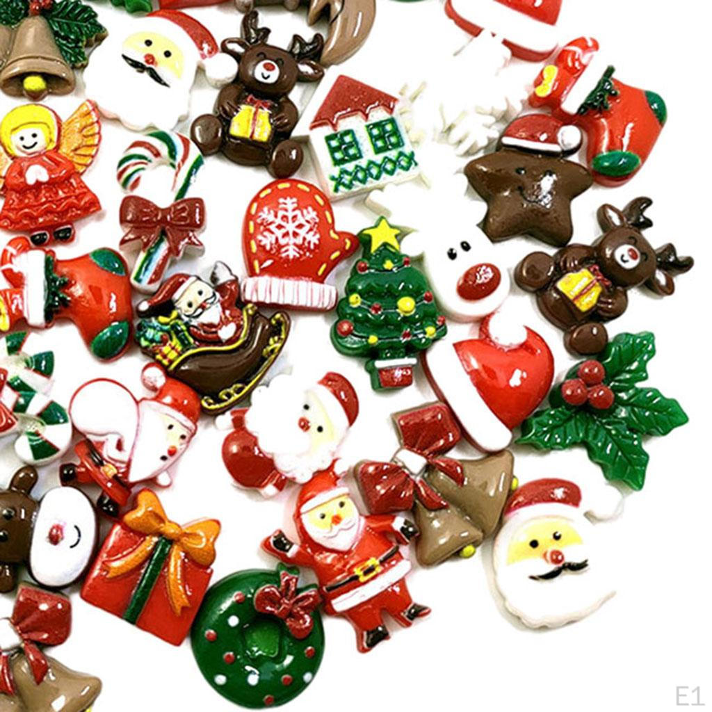 Flatback Cabochons Resin Embellishments for Crafting Case Hair Bows Ornament Scrapbook Cards