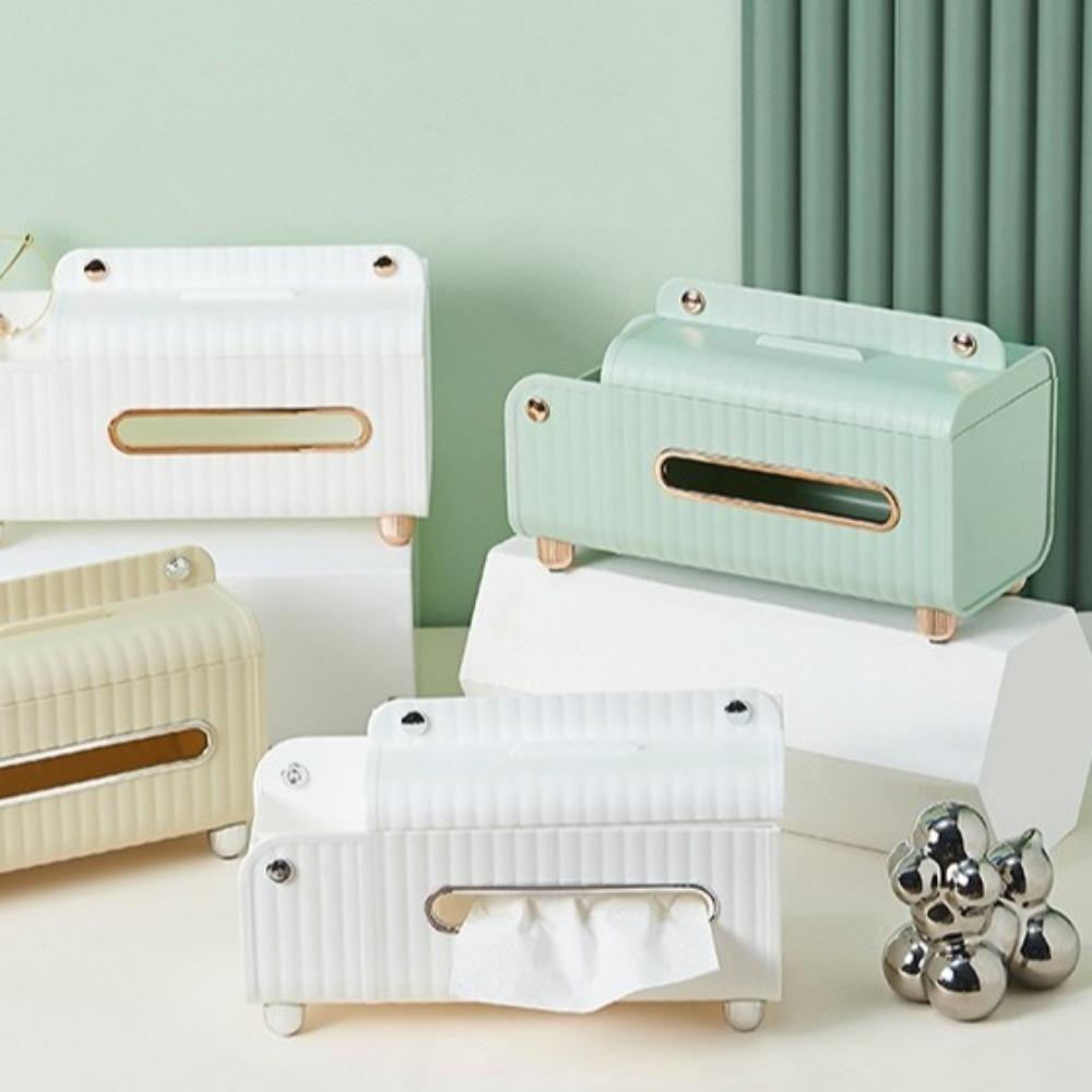 Large Capacity Tissue Box Multifunctional Paper Drawer Home Decoration Napkin Dispenser  Home