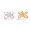 Stainless Steel Gold Color Starfish Open Rings Fashion Metal Hollow Star Adjustable Finger Ring Waterproof Jewelry Gift 2026