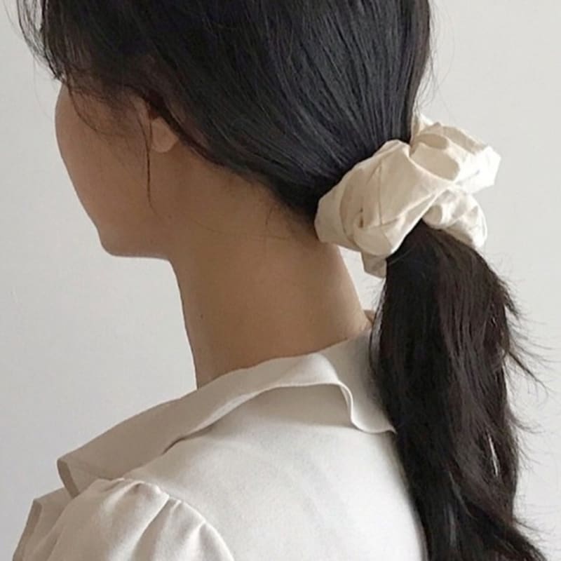 

весло Винтажная рубашка Скранчи [Белый] White