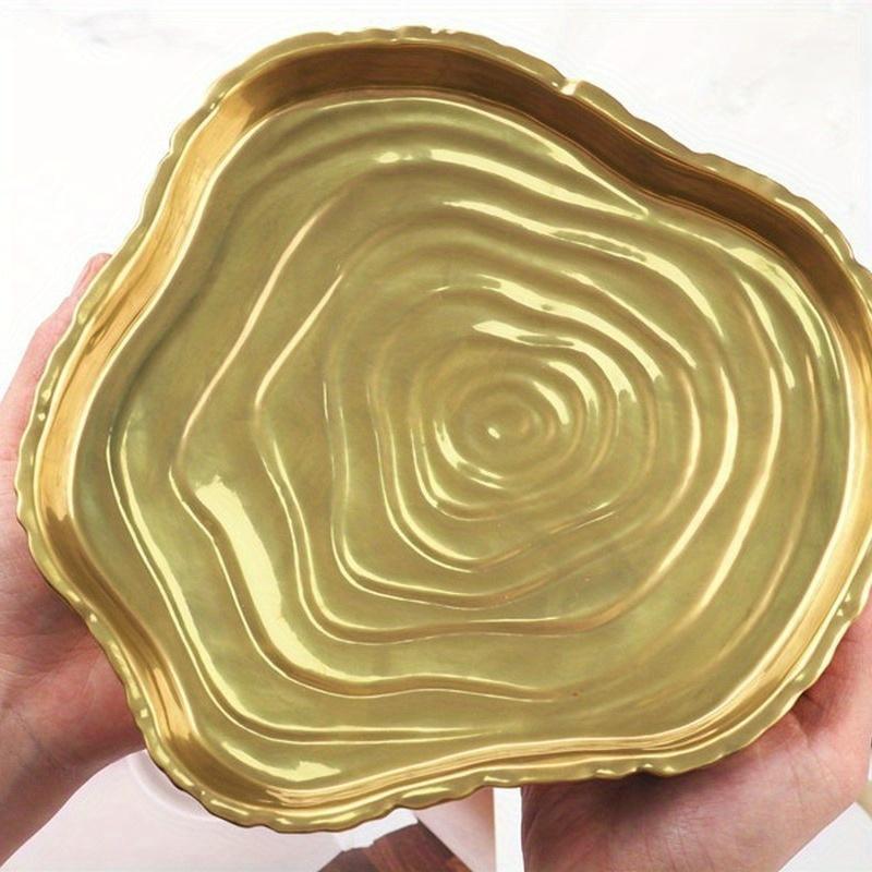1Pc DIY Mold Cosmetic Tray Dish Storage Non-standard Tree Stump Epoxy Resin Silicone Mold