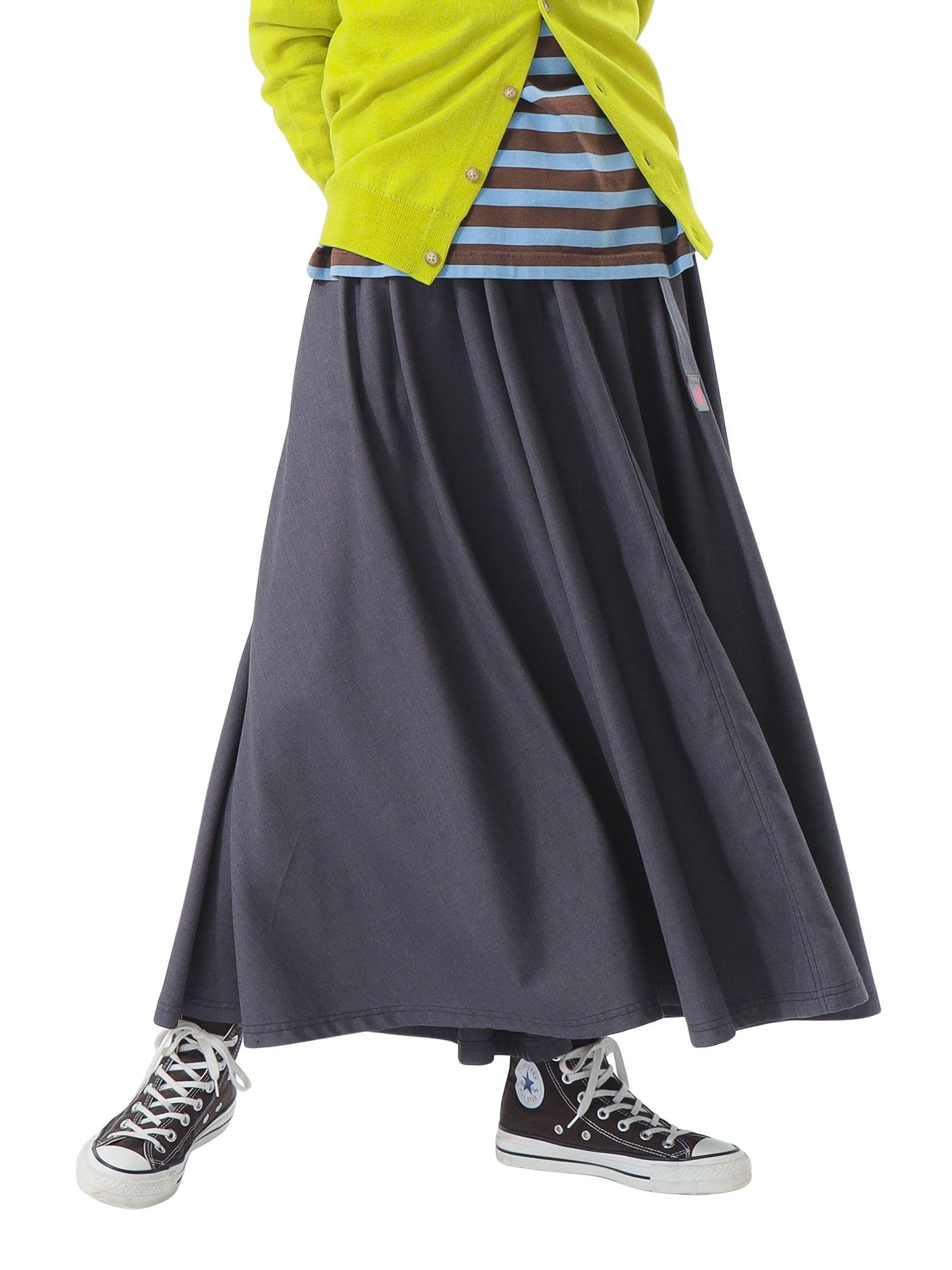 

Beams Boy Skirt [Special Order] Gramicci Women s Gabardine Long Skirt, Gray, Free Size, 13270096585