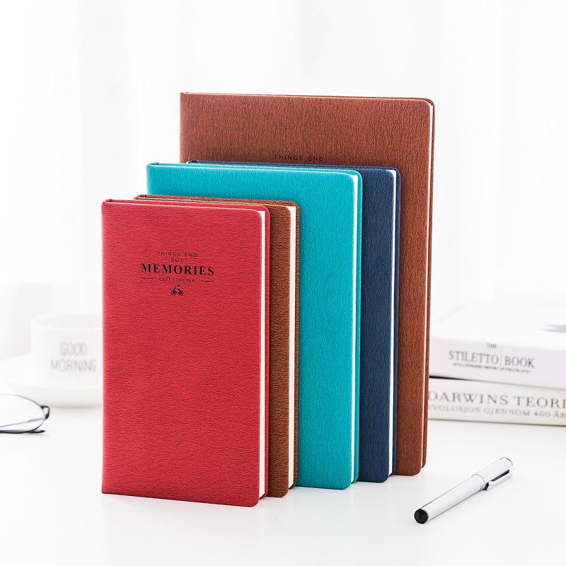 PU Leather Bound Small Office Notepad Diary A5