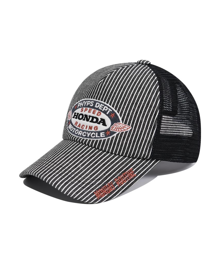 PHYPS MOTORCYCLE Honda Stripe Mesh Cap_Black