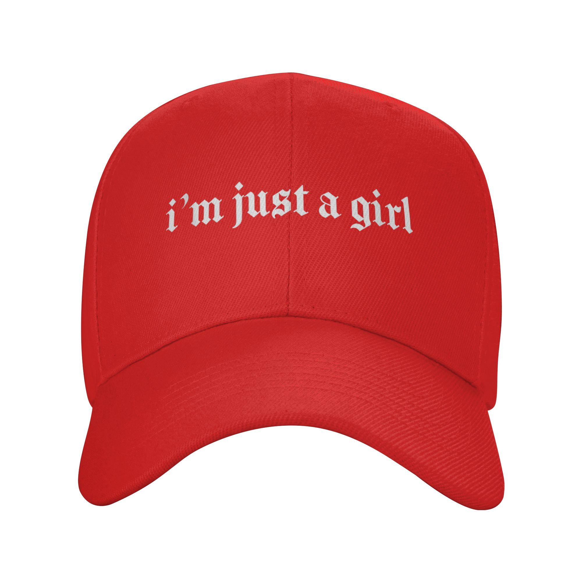 Im Just a Girl Casual Baseball Cap Hiking Fishing Trucker Hat Summer Dropshipping Unisex Women Fashion Snapback Cap One Size
