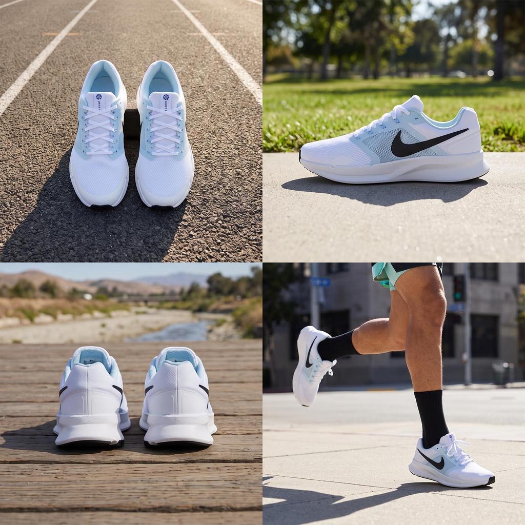 Nike Run Swift 3 Minimalist Fashion Versatile Classic Durable Breathable Support Low-Top Running Shoes Men sneaker White DR2695-108