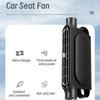 2025 New Compact Seat Car Fan Turbo High Wind Power USB Plug-in Model Car Back Pillow Three Levels of Wind Power Car Summer Fan