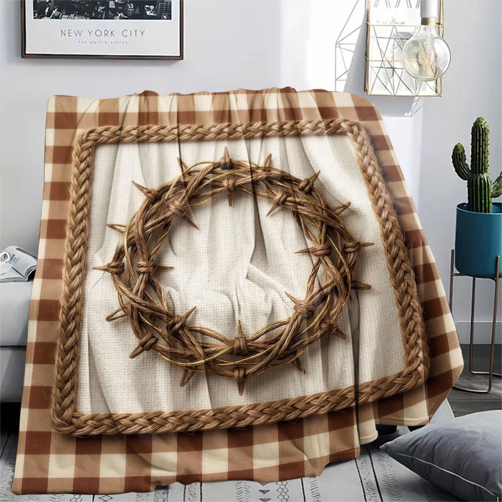 1PC Angel Wings Printed Flannel Blanket Lightweight and portable for Lunch Break Warmth and Comfort Halloween Gifts Holiday Present