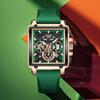 LIGE Marque Top Luxe Montres Homme Bracelet Silicone Montre Étanche Sport Militaire Montre Homme Chronographe Quartz Montre-bracelet Reloj