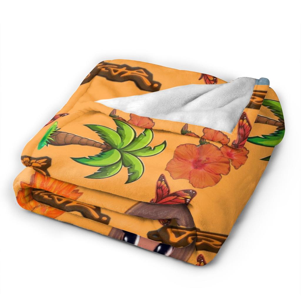 Karol G Tropicoqueta Plush Blankets Boy Girl Flannel Bedding Throws For Living Room Super Warm Custom DIY Quality Bedspread Gift
