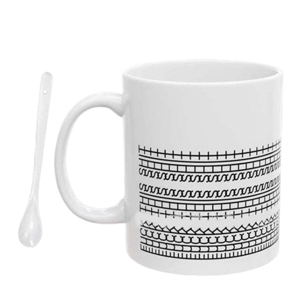 Ceramic Mug Hide Message Mug Reusable Drinkware Ergonomic Handle Drinking Tool For Hot Chocolate Milk Water Dorm Home