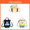 Outdoor Nylon Bucket Bag With Zipper Closure And Pocket For Travel