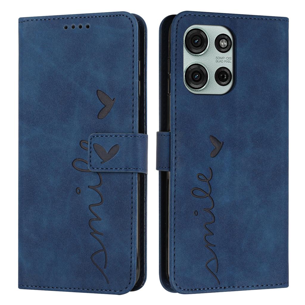 For Motorola Moto G66y 5G/Motorola Moto G66j 5G/Motorola Moto G56 5G Stand Case PU Leather Phone Cover Imprinted Heart Pattern
