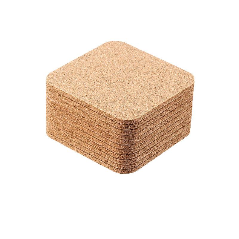 30/1 pièce Sous-verres en liège naturel Isolation thermique Forme ronde Tapis de tasse Diamètre 10 cm Tapis de table à café thé vin Outil pour maison bureau cuisine