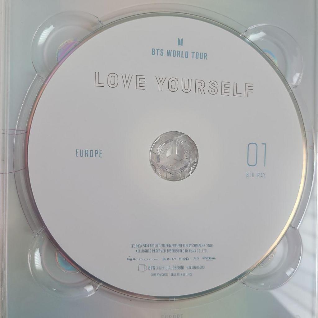 [USED] BTS Loveyourself EUROPE Blu-ray