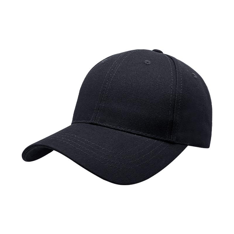 Pure Cotton Hard Top Baseball Cap Solid Color Light Plate Baseball Cap Women Outdoor Face Showing Small Sun Hat Men