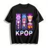 Halloween Themed KPOP Girl Group Print Top Anime Cartoon Girl Casual Loose Long Sleeve T-Shirt Pure Cotton T-shirt