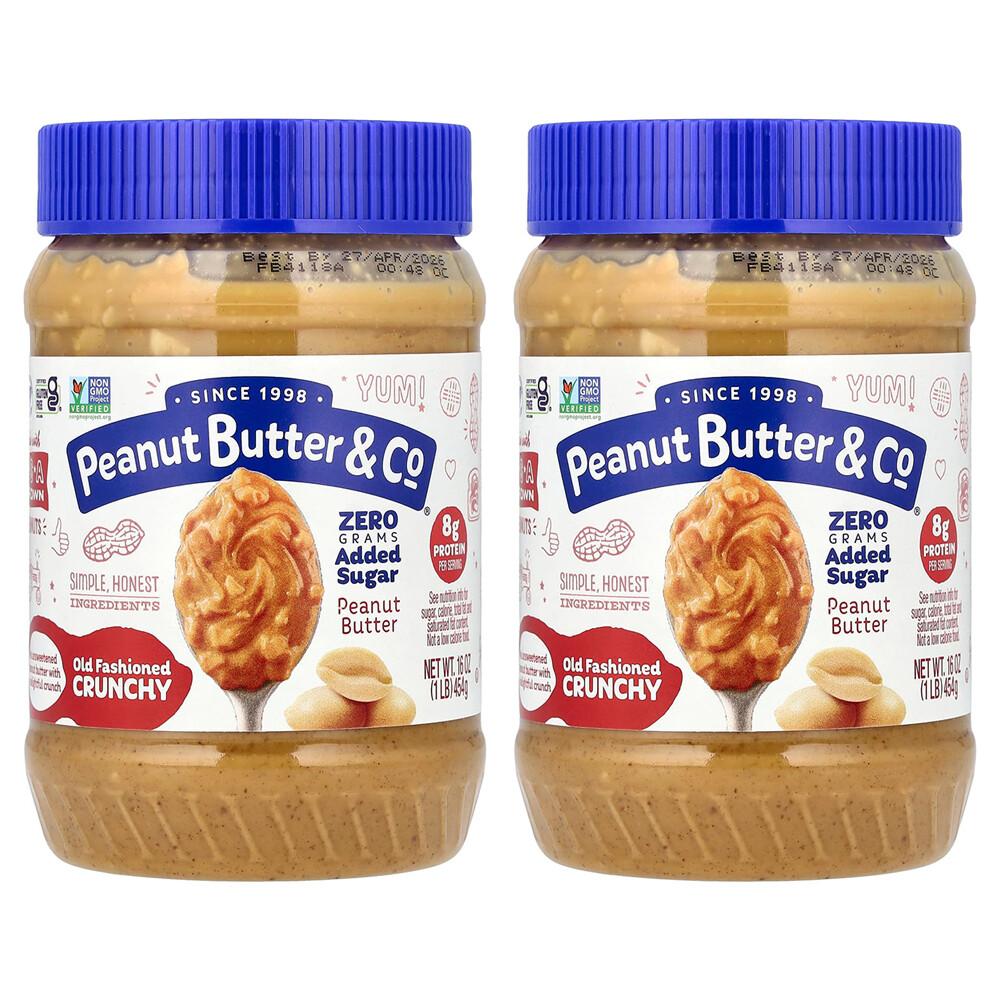 Peanut Butter & Co. Old Fashioned Crunchy Peanut Butter, 454g (16oz) - 2 Pack 454g - 2 ea
