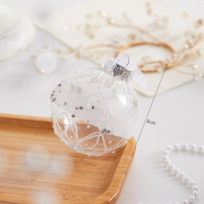 Champagne Gold Christmas Tree Ornaments: Spherical, Pine Cone, and Snowflake Shapes.