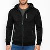 Autumn New Men's Casual Zippered Hoodie - Slim Fit Solid Color Sportswear Male Fashion Tracksuit Jacket