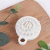 White Silicone Shampoo Brush Comfortable Scalp Massage Brush Exfoliator Shower Brush  Women Men