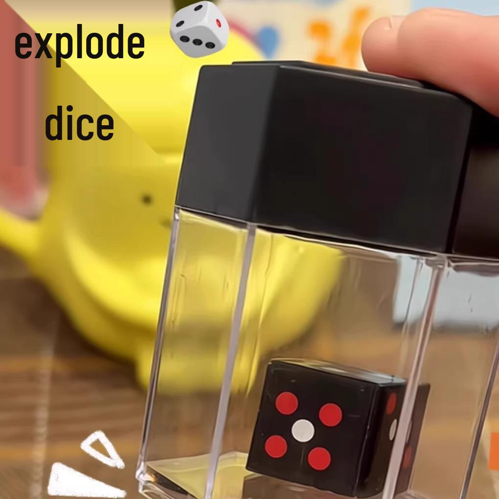 Magic Prop Exploding Dice Ring Surprise Box: Transforming Colorful Dice into Creative Gifts.