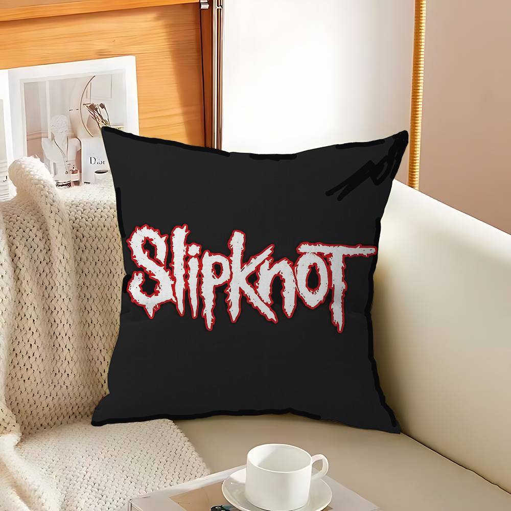 Band Sslipknot Music Cushion Cover Polyester Sofa Cushions Decorative Throw Pillows Home Decoration Pillowcover