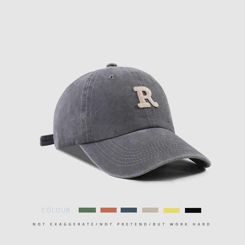 Cotton Baseball Cap Washed Cloth Men Women Snapback Hat Vintage Hip Hop Fitted Caps Solid Color Dad Bone Casquette