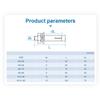 NINDEJIN Heavy Duty Expansion Bolt Anchor Yellow Zinc Plated Fix Bolts M6 M8 M10 M12 M14 M16 Sleeve Anchor for Concrete