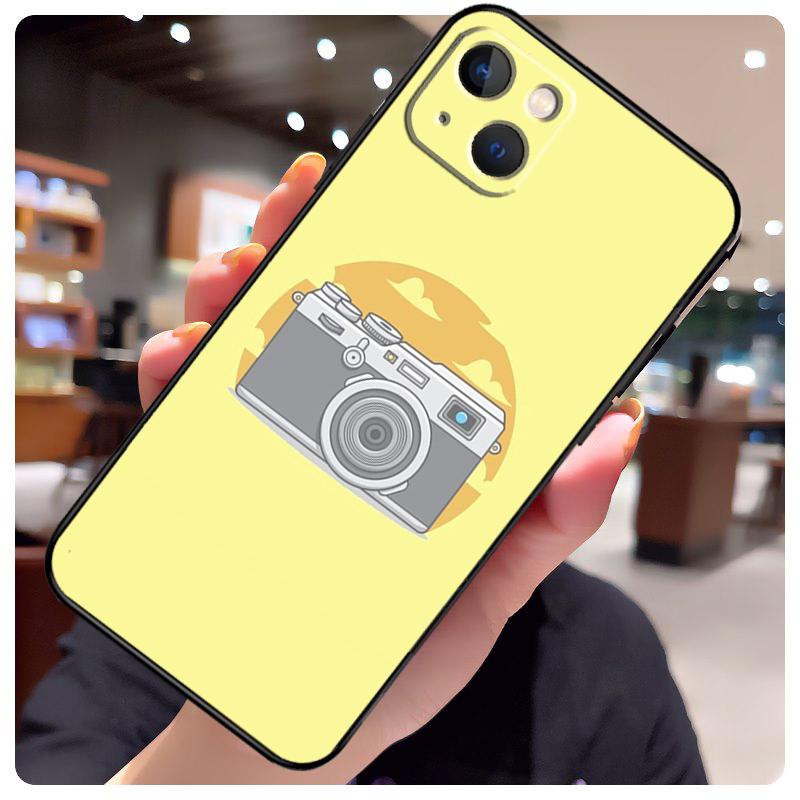 Classic Camera Lens Case For iPhone 16 Pro Max 14 13 12 11 15 17 Pro Max mini 15 16 Plus 16e 17 Air Phone Cover