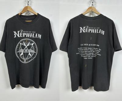 Fields of the Nephilim Band UK Tour Band T-Shirt Alle Größen S bis 5XL NE584 Unisex T-Shirt