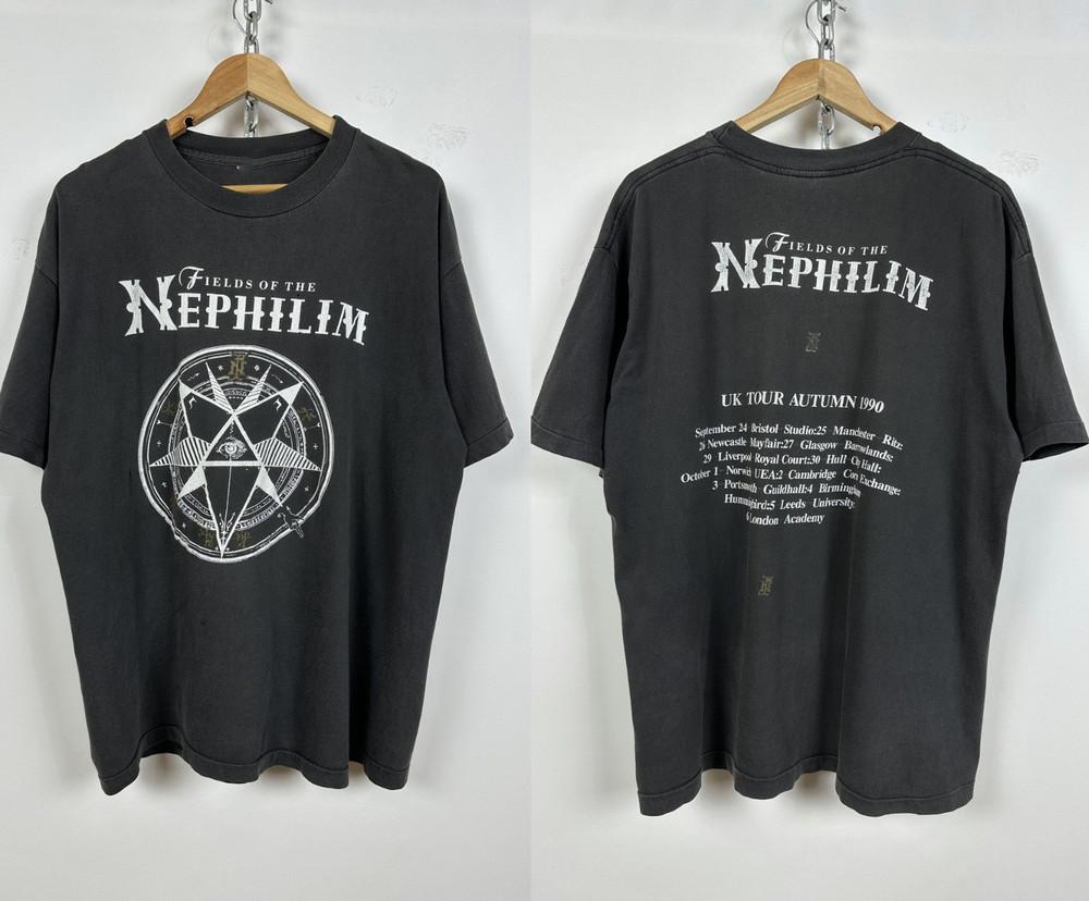 Fields of the Nephilim Band UK Tour Band Tričko Všechny velikosti S až 5XL NE584 Unisex tričko
