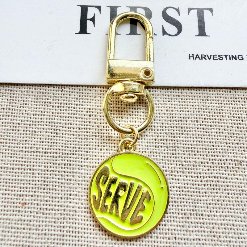 Mini Keychain Tennis Party Favors Tennis Ball Key Ring Tennis Bag Pendant Sports Keychain For Boys Girls School Carnival Reward